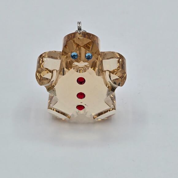 Swarovski Crystal Georgie the Ginger Bread Man Ornament w/ Box & Certificate - Picture 16 of 16